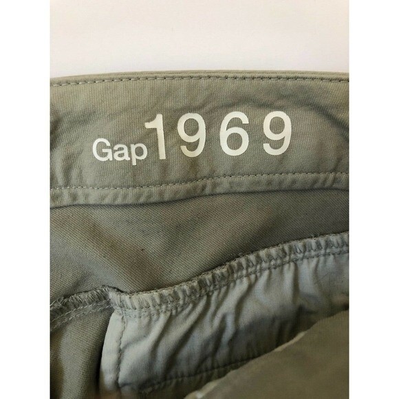 Gap 1969 Khaki Slim Boot Pants Size 6 / 28 - Picture 7 of 8